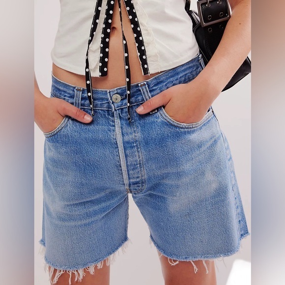 Re/Done Denim 90’s Comfy Short Size 24 - Picture 1 of 9